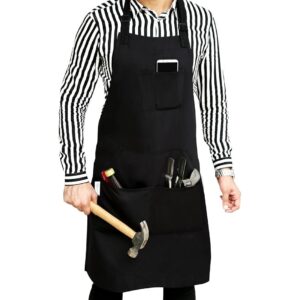 Men's oil-proof and waterproof work apron