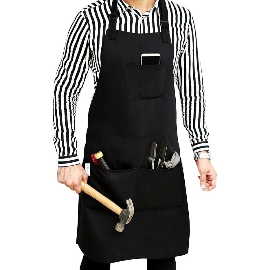 Men's oil-proof and waterproof work apron