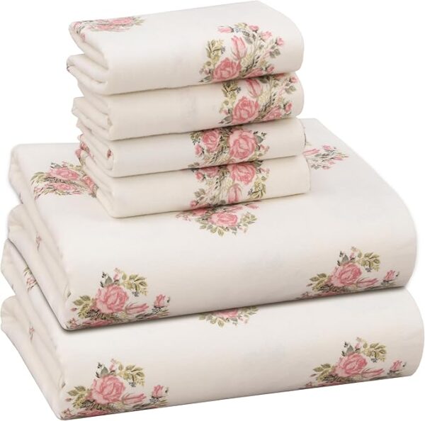 6-piece set Printed cotton sheets